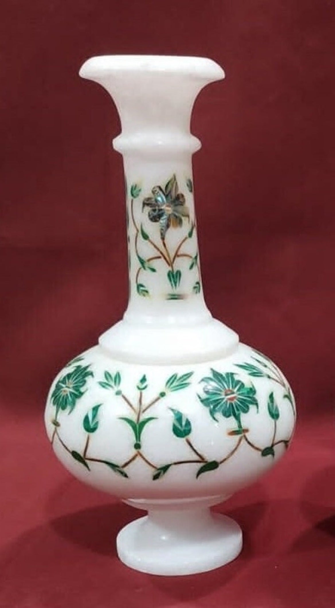 White Planter , Decorative Vase 