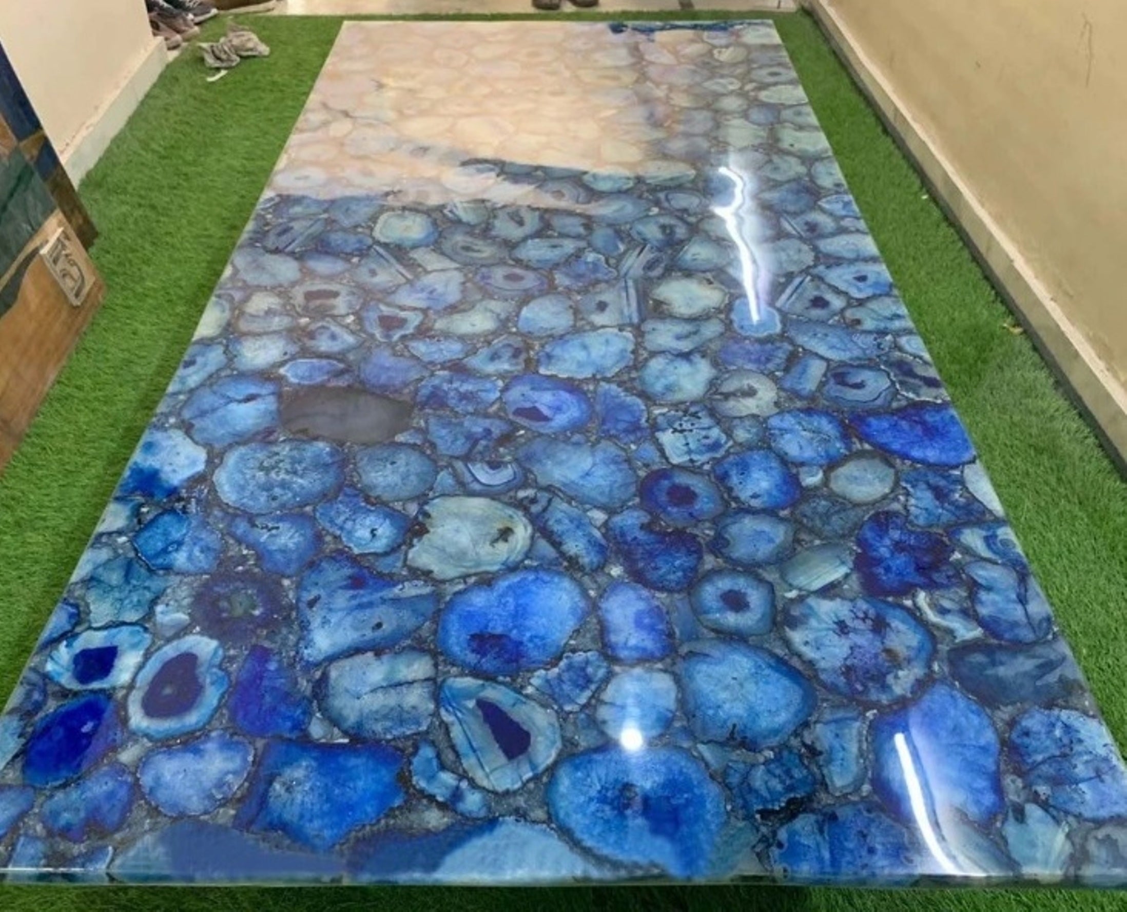 Resin Agate Table Top, Hallway Table Top