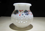 Marble Planter , White Flower Pot 