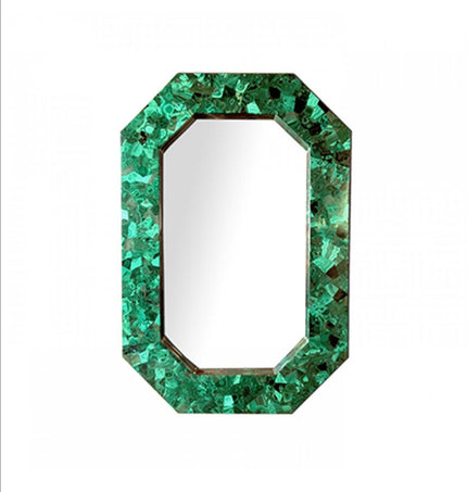 Malachite Mirror , Handmade Mirror 