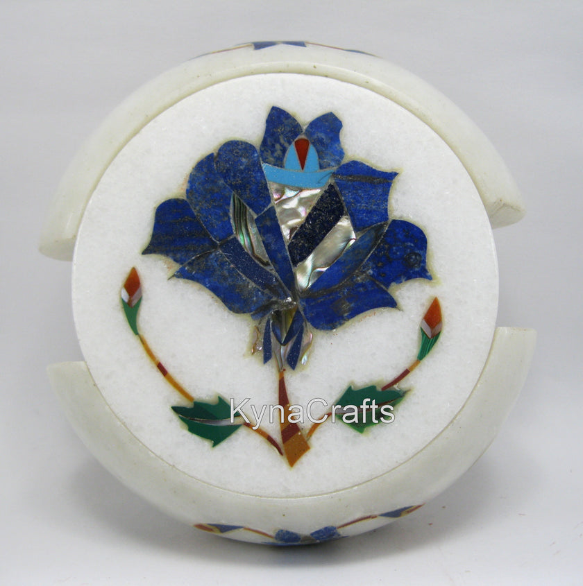 Gift-able Coaster Set , Floral Art Coaster Set 