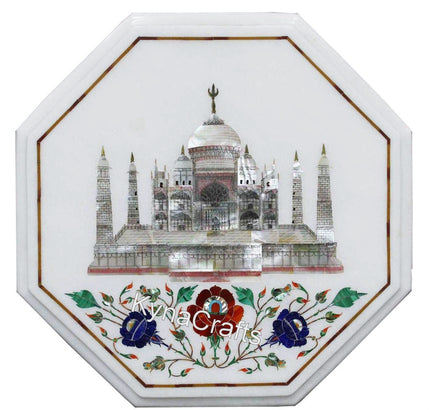 Taj mahal Art Table Top, Side Table Top, Breakfast Table 