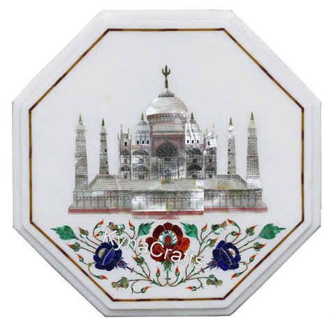 Taj mahal Art Table Top, Side Table Top, Breakfast Table 