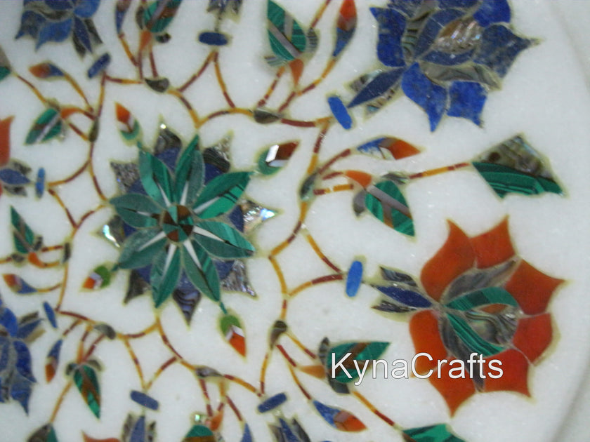 Floral Art Plate , Serving Plate 