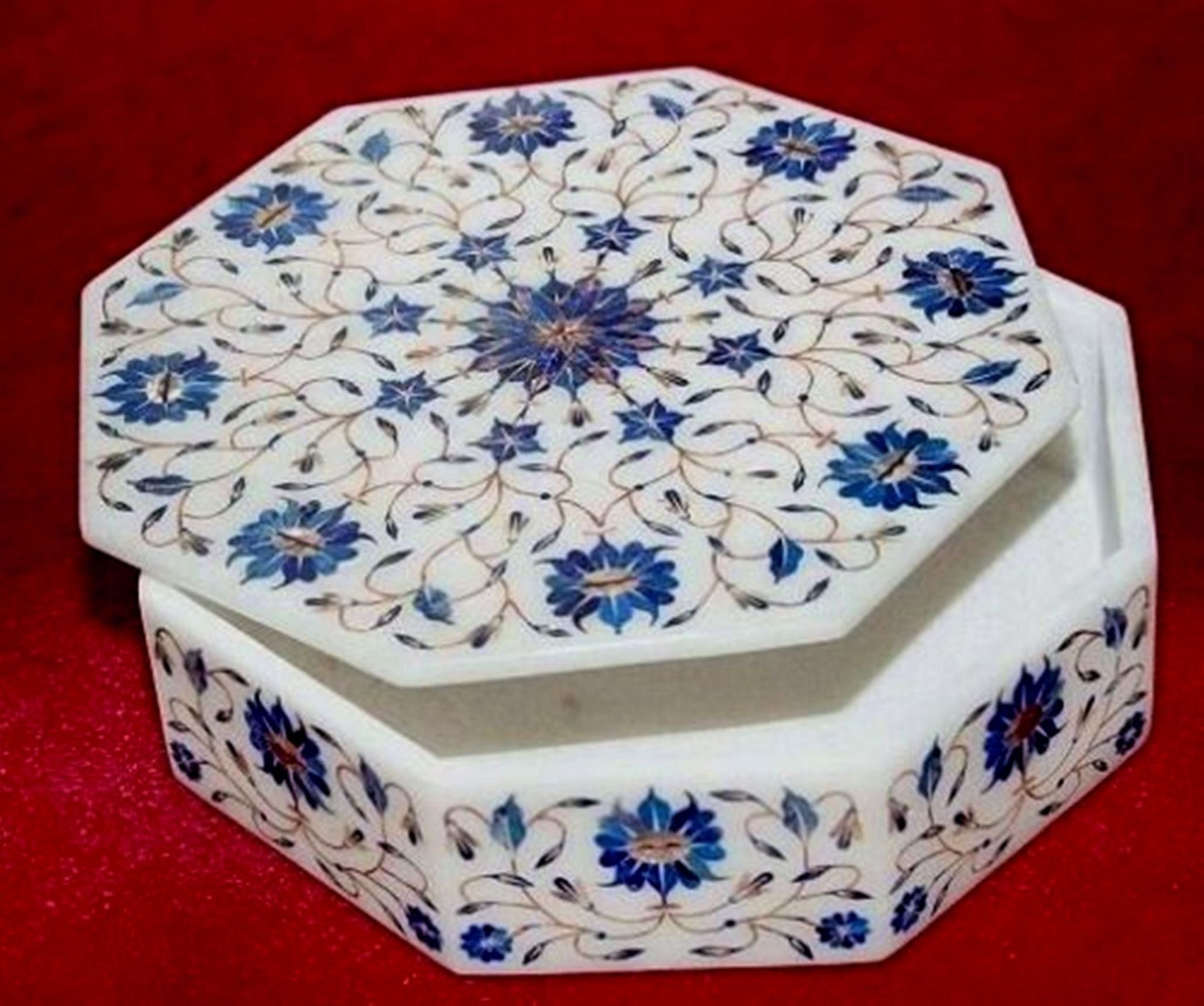 Stone Inlay Box , Handmade Box 