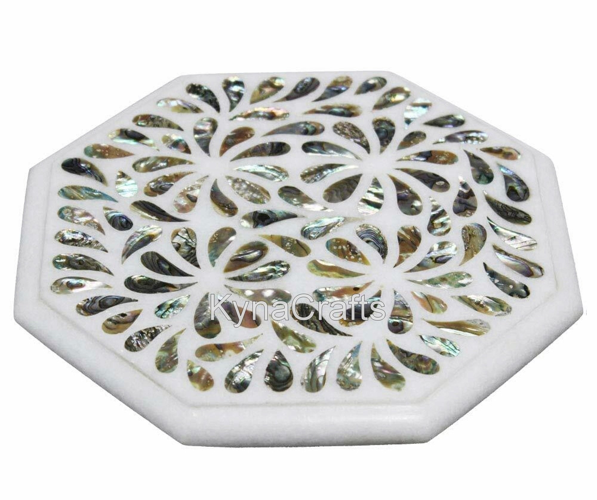 Abalone Shell Table Top, Hallway Side Table 