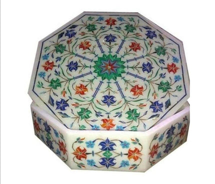 Stone Inlay Box , Marble Accessories Box 