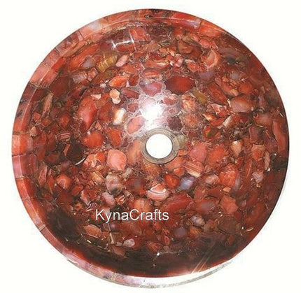 Carnelian Stone Sink , Handmade Sink 