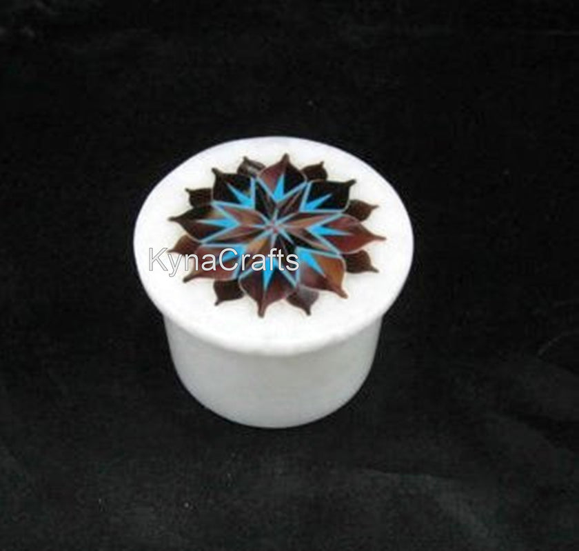 White Marble Box, Floral Design Box