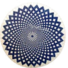 Round Table Top, White Table Top, Lapis Lazuli Table Top