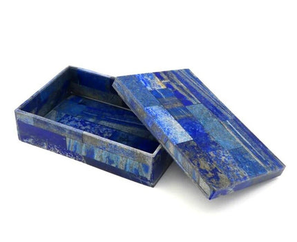 Lapis Lazuli Box , Stone Ring Box 