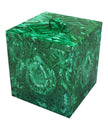 Green Bathroom Accessories , Malachite Vanity Room Decor 