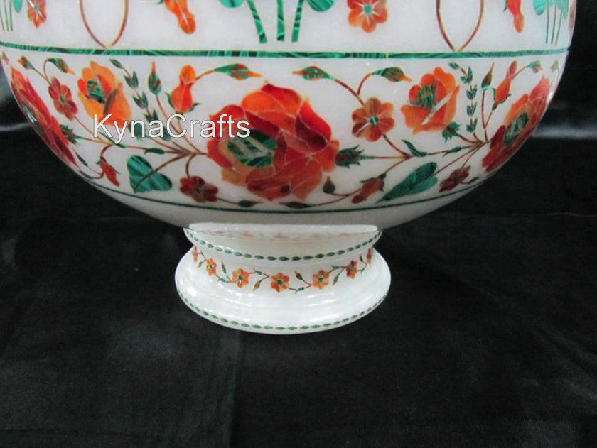 Flower Pot with Lid , Marble Urn 
