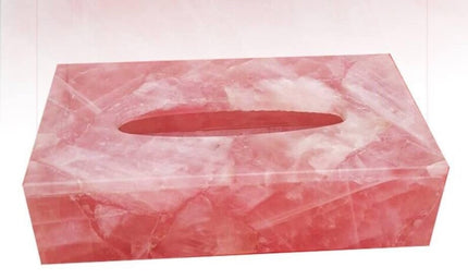 Rose Quartz Box , Handmade Box 