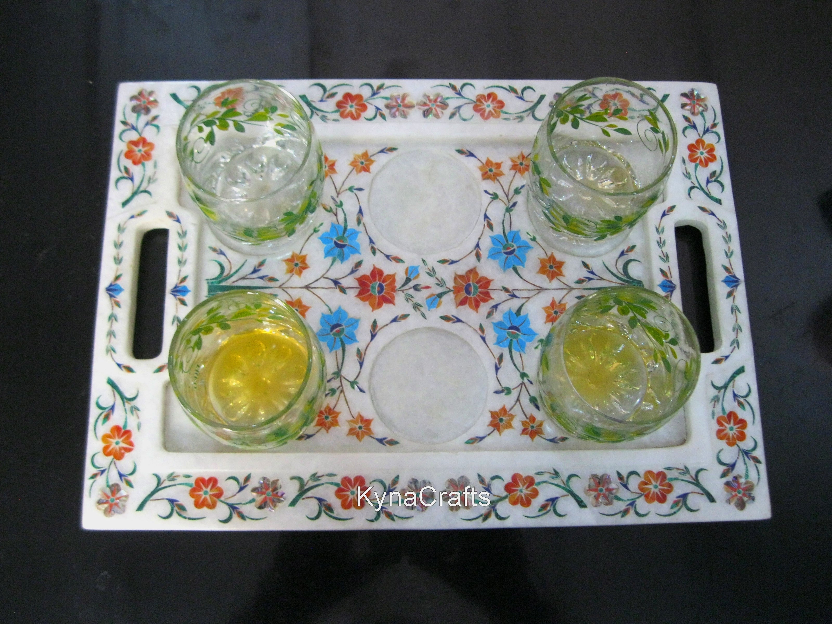 tea Serving Tray , Stone tray 