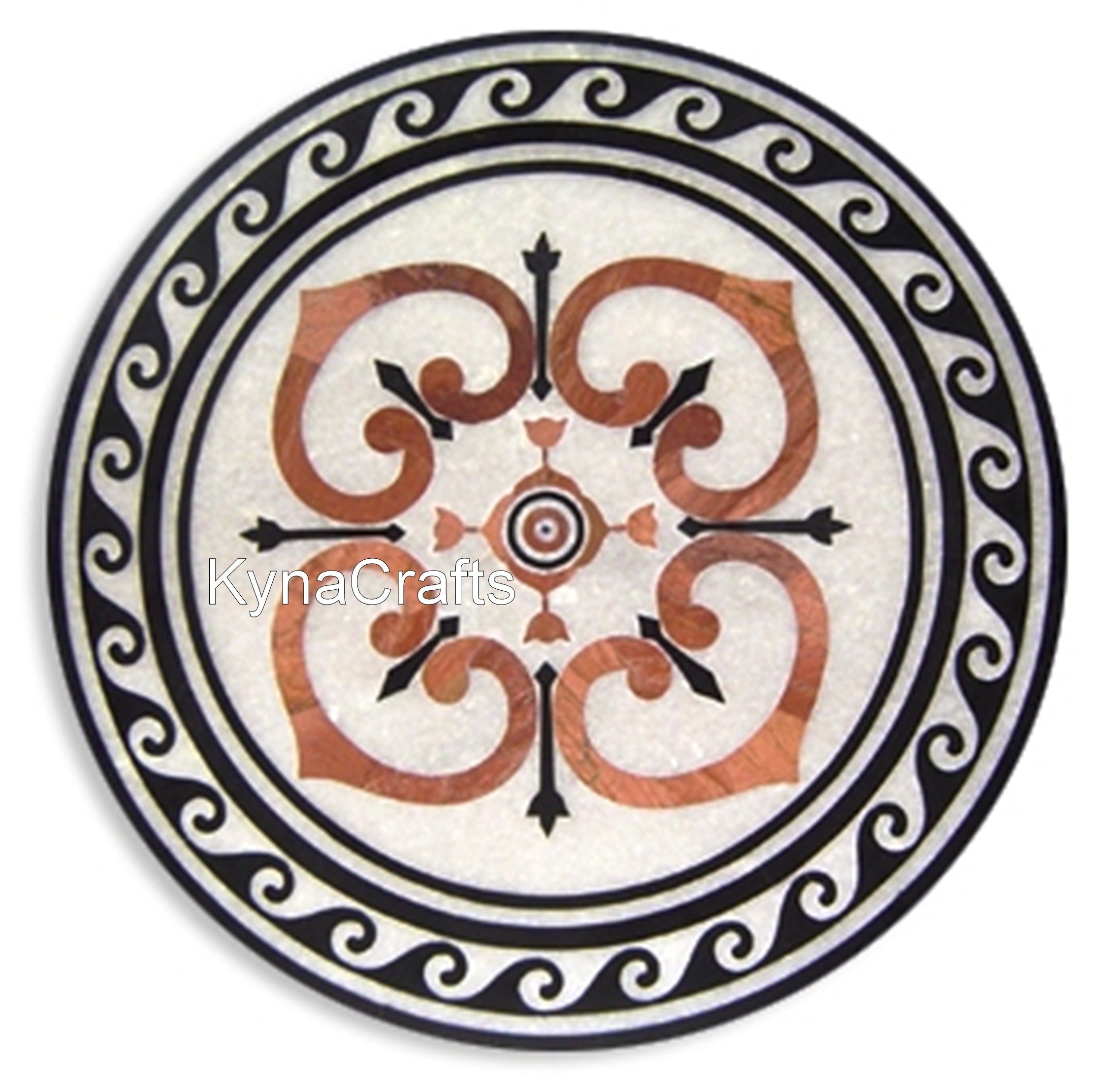 Marble Table Top, Round Table Top, Gemstone Table Top