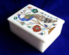 Peacock Design Jewelry Box / Gift-able Box for All Occasion / Multi-use Box for Office / Real Marble Trinket Box / Necklace Box