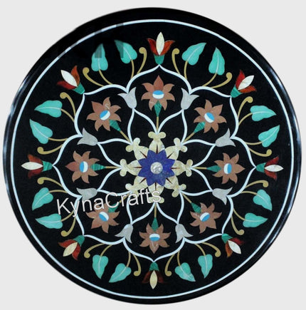 Floral Art Table Top, Round Table Top, Coffee Table Top 