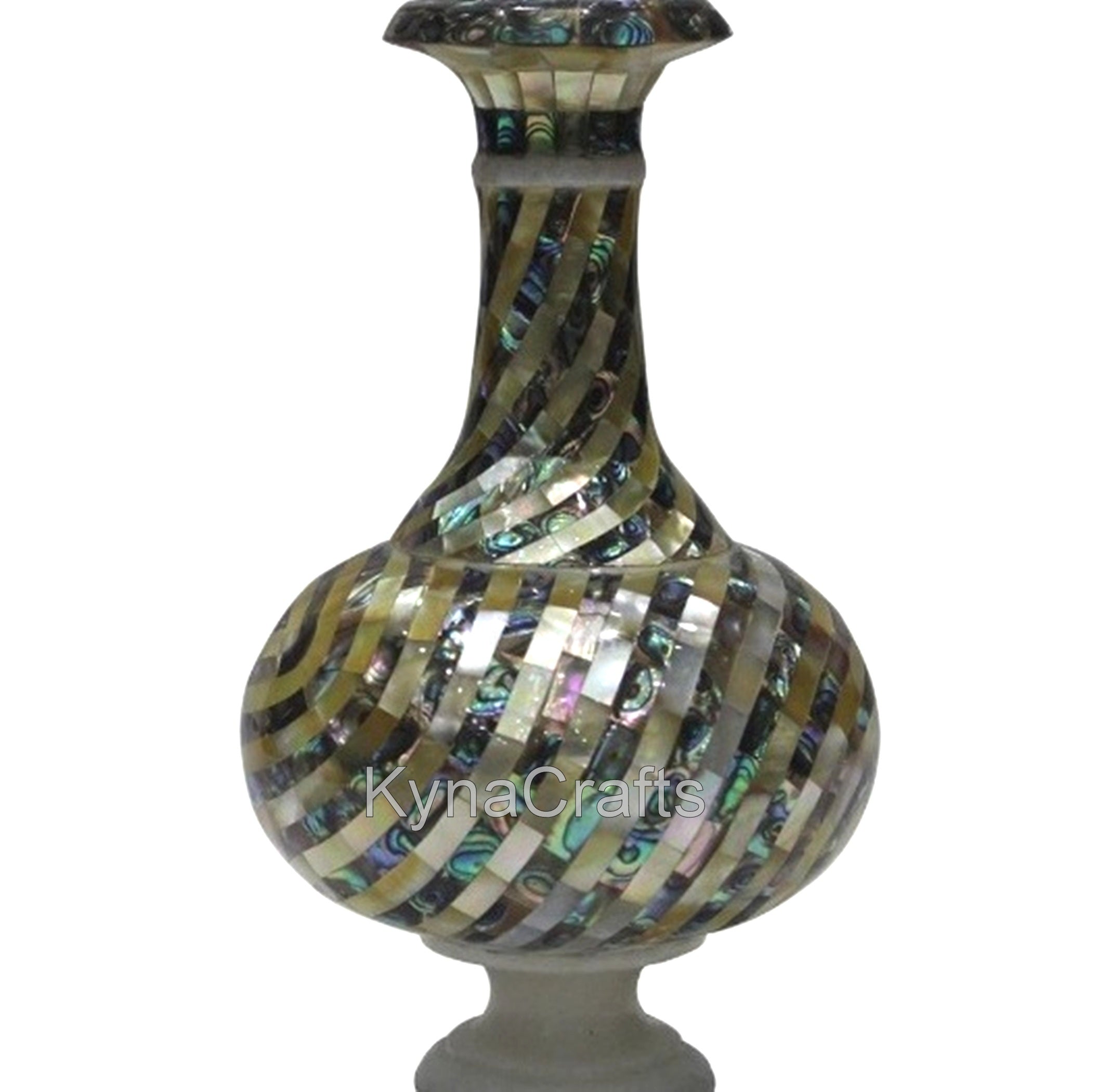 Abalone Shell Flower Pot , Sassy Look Flower Vase 