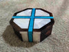 Gemstone Trinket Box , Handkerchief Box