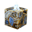 Agate Tissue Paper Box , Agate Vanity Room Decor 