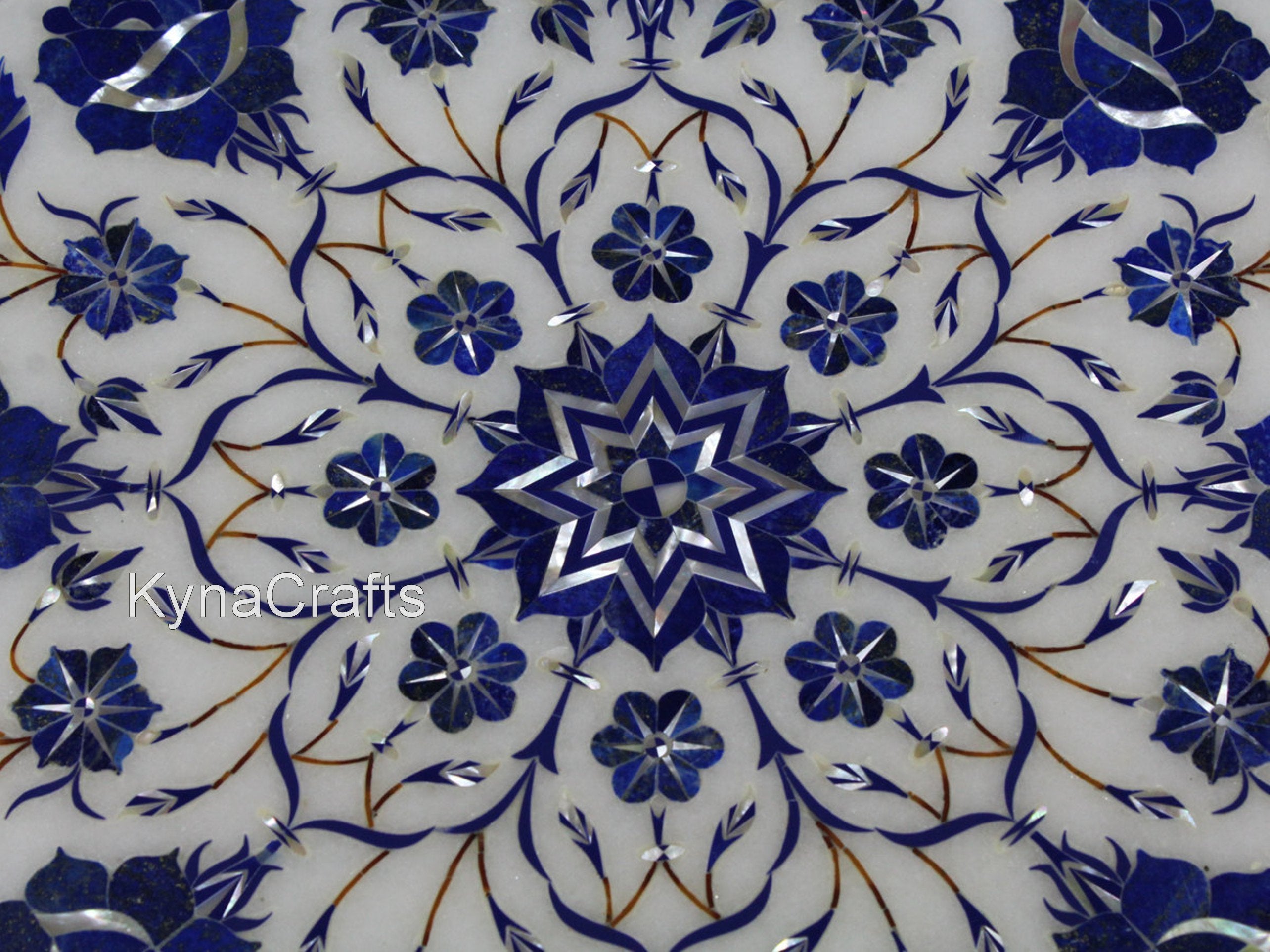 Lapis Lazuli Table Top, Inlay Table Top