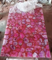 Pink Agate Table Top, Meeting Table Top