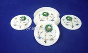 Floral Art Coaster Set ,Handmade Coaster Set 