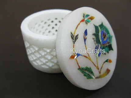 Round Jewelry Box, Pill Box, Hair Clip Box