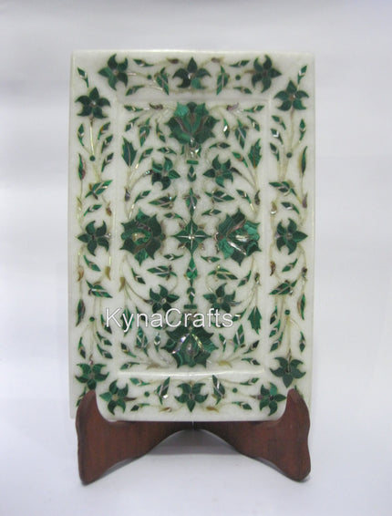 Malachite Stone Tray , Marble Tray 