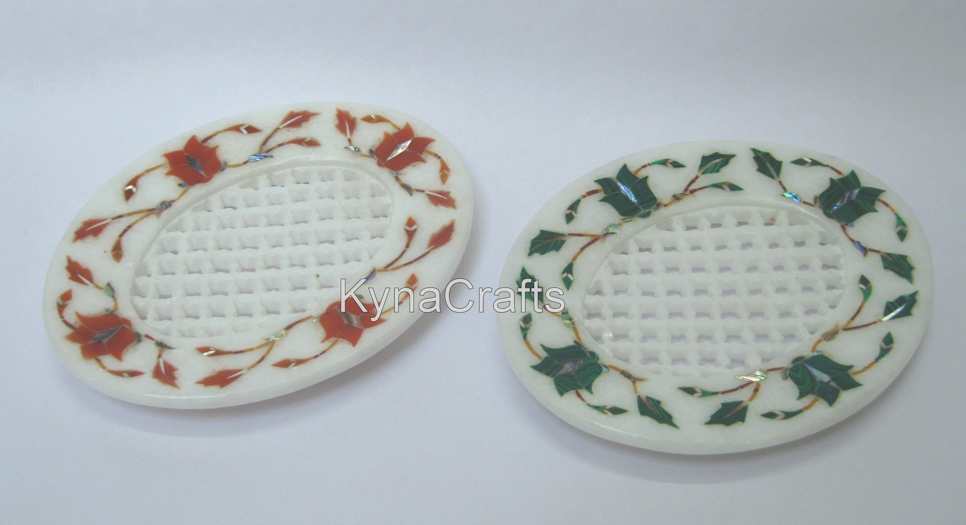 Oval Marble Soap Dish , Bathroom Accessories 