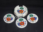 White Coaster Set  , Decorative Coaster Set