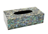 Abalone Shell Tissue Paper Holder , Napkin Paper Box