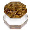 Tiger Eye Stone Box , Accessories Box 