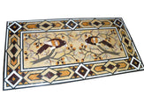 Dining Table Top, Gemstone Table Top, Inlay Work Table Top, 