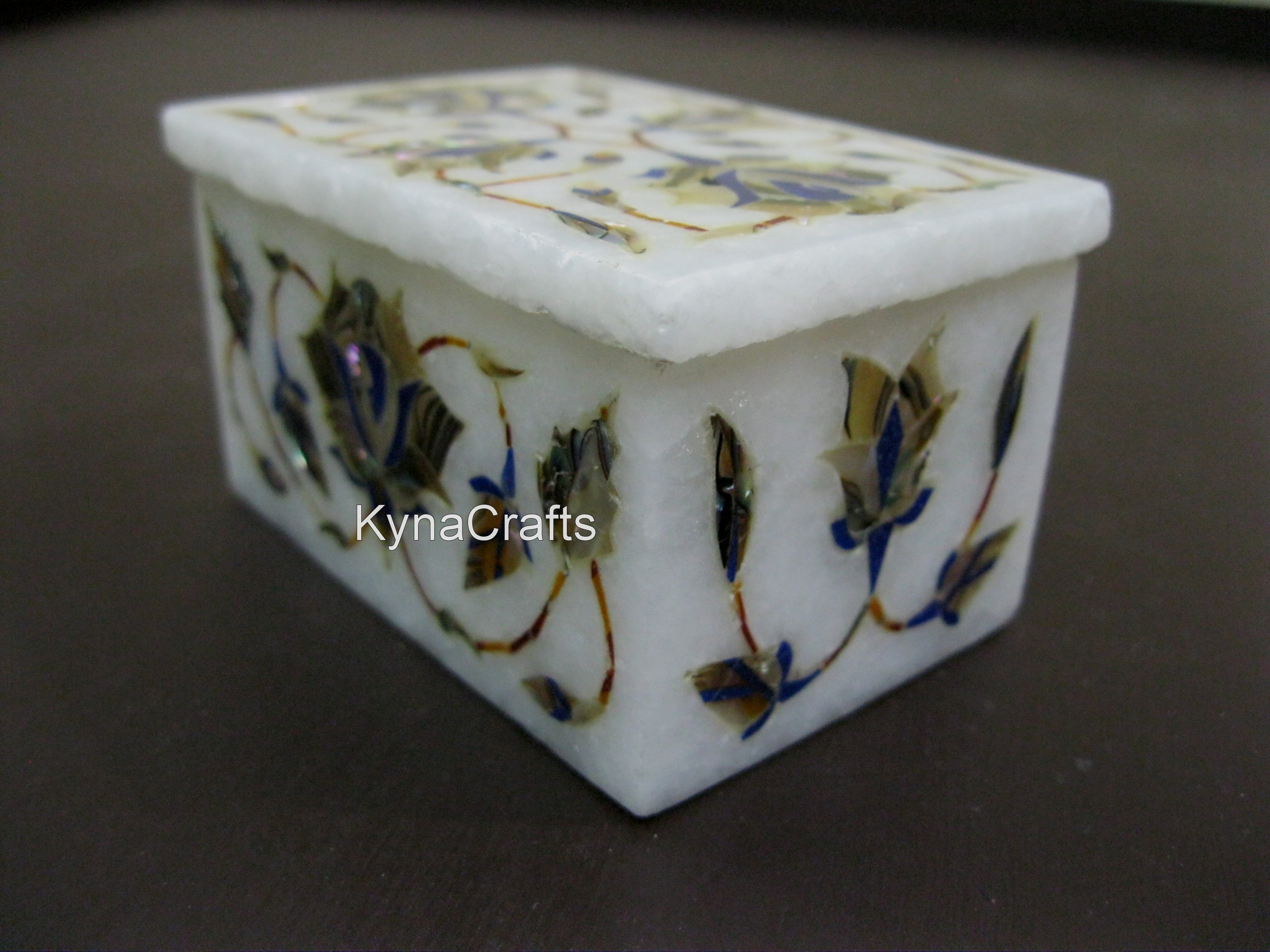 White Marble Box, Dressing Table Box, Candy Box