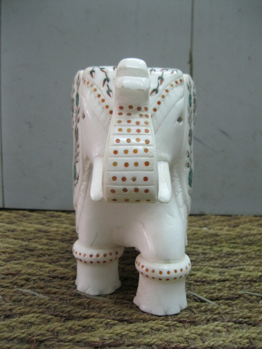 Interior Statue , Marble Elephant 