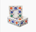 Stone Inlay Box , Handmade Box 