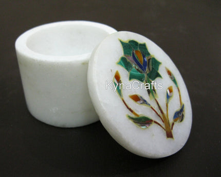 Malachite Stone Box , Jewelry Box, Pin Box 