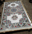 White Table Top, Rectangle Table Top, Gemstone Table Top