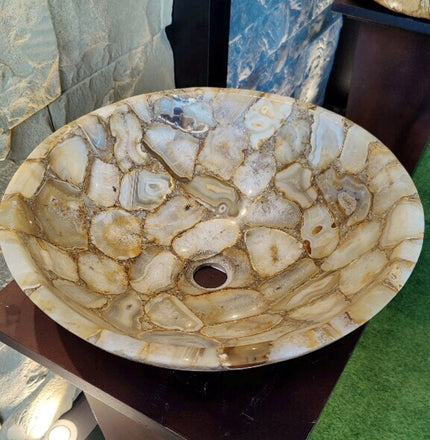 Nature Agate Sink , Handmade Sink 