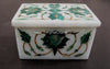 Malachite Stone Box, Rectangle Box 