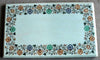 Floral Art Table Top, Gemstone Table Top, Coffee Table Top