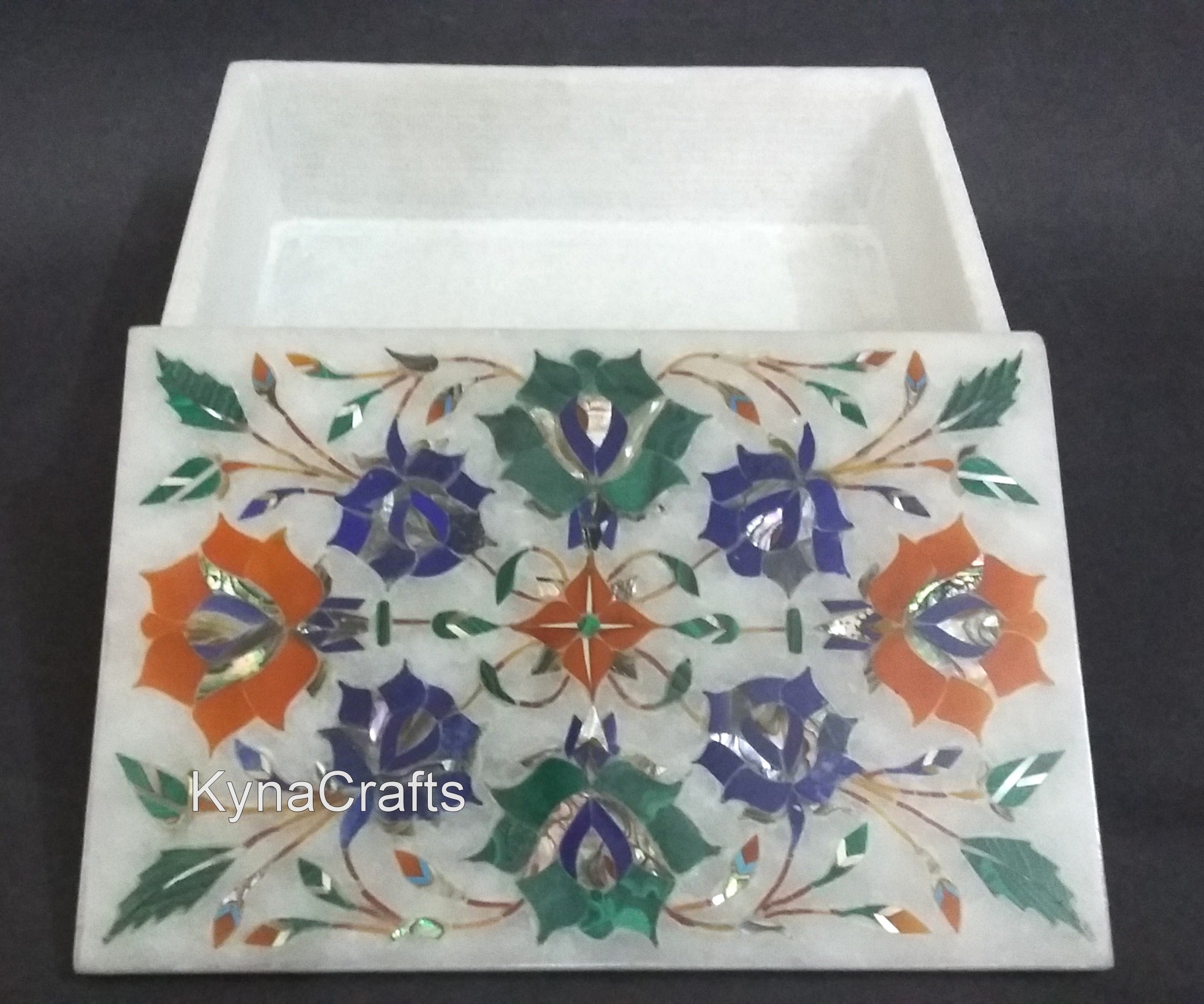 Stone Inlay Box  , handmade Box