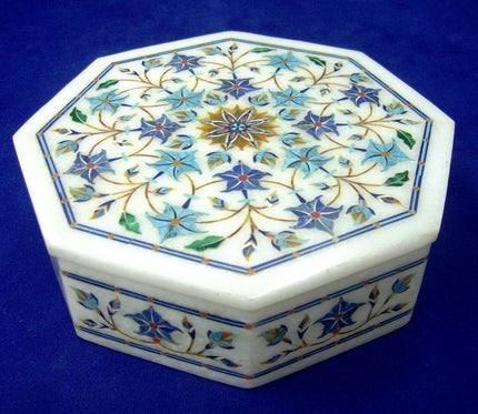 Stone Inlay Box , Handmade Box 