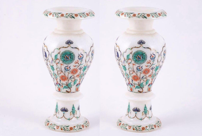 Marble Vase , Indoor Planter 