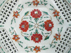 Filigree Work Plate , Marble Handmade Plate 