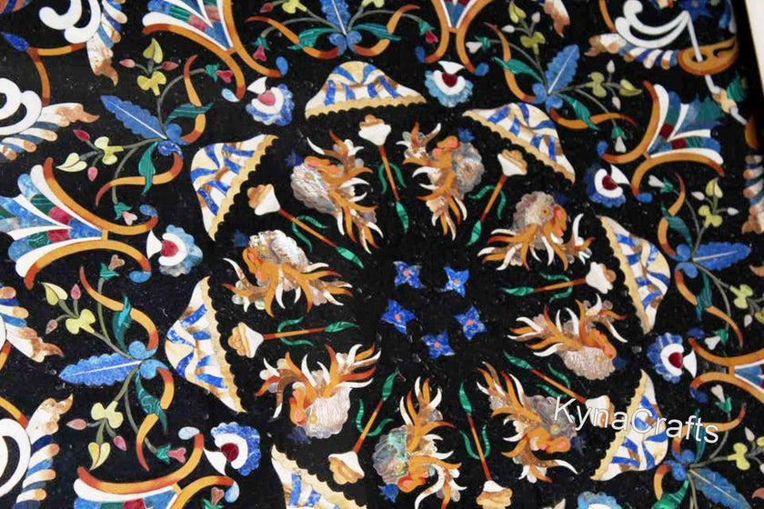 Pietra Dura Table Top, Antique Table Top