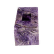 Amethyst Tissue Paper Holder , Amethyst Handkerchief Box 