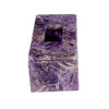 Amethyst Tissue Paper Holder , Amethyst Handkerchief Box 